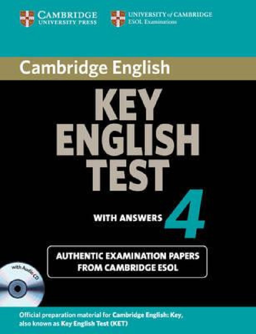 CAMBRIDGE KEY ENGLISH TEST 4 SELF STUDY PACK (W/A + AUDIO CD) 2ND ED