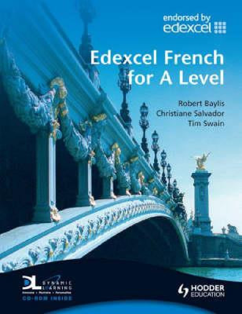 EDEXEL FRENCH FOR A LEVEL SB (+ CD-ROM)
