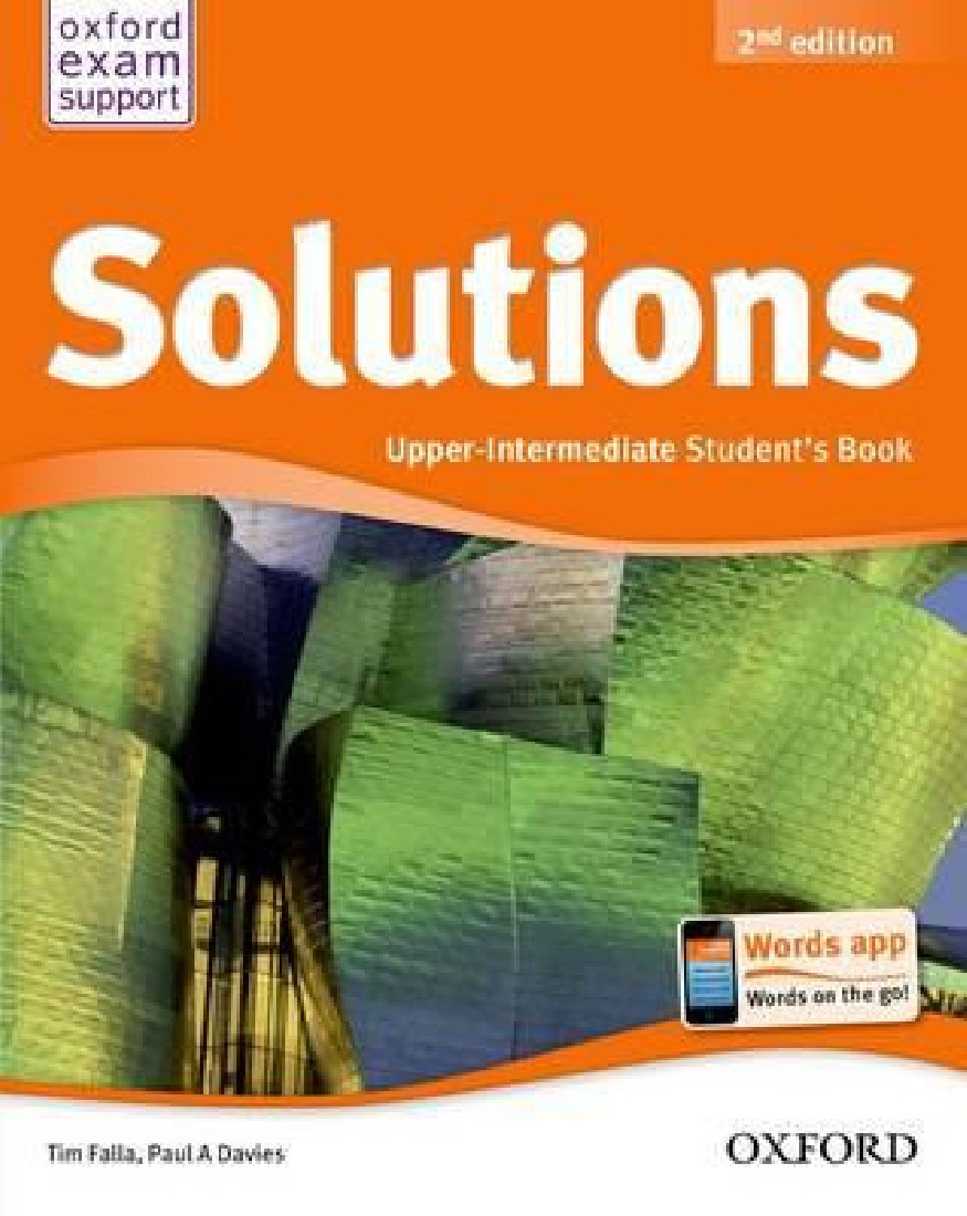 SOLUTIONS 2ND EDITION UPPER-INTERMEDIATE STUDENTS BOOK