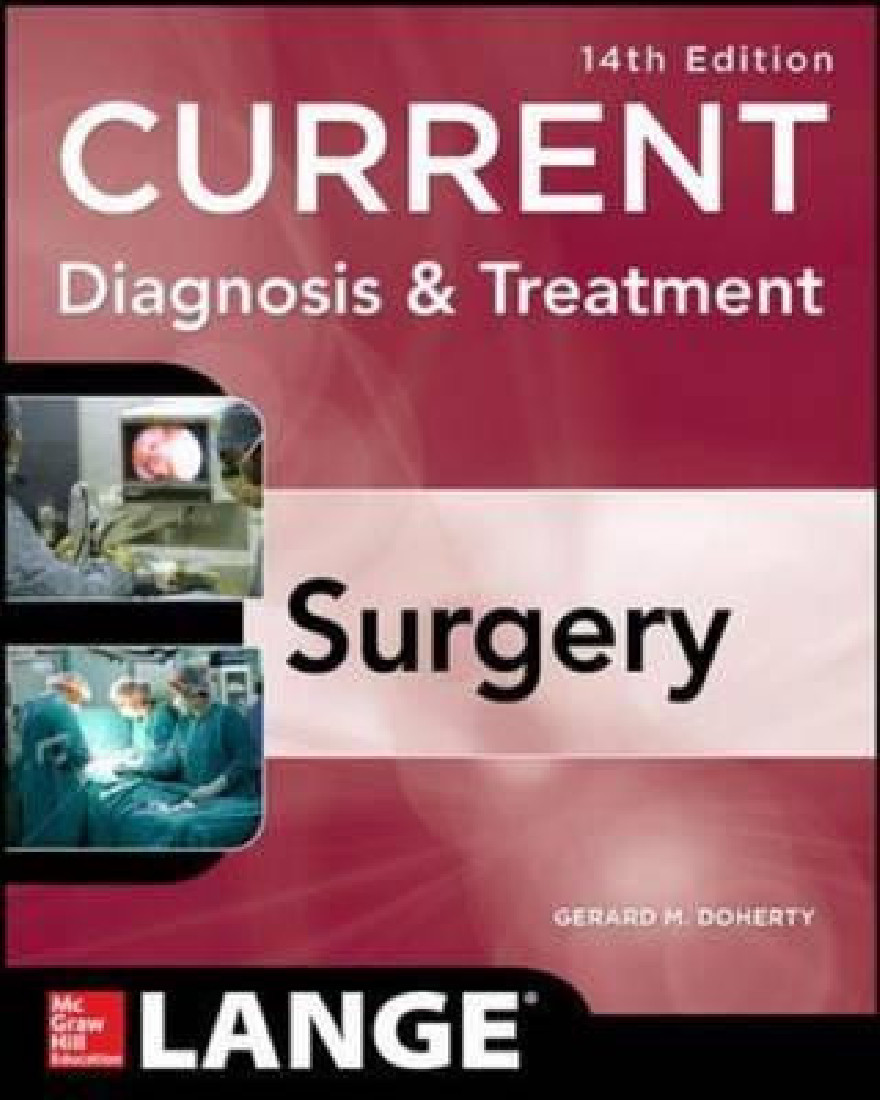 CURRENT DIAGNOSIS AND TREATMENT SURGERY 3RD ED PB
