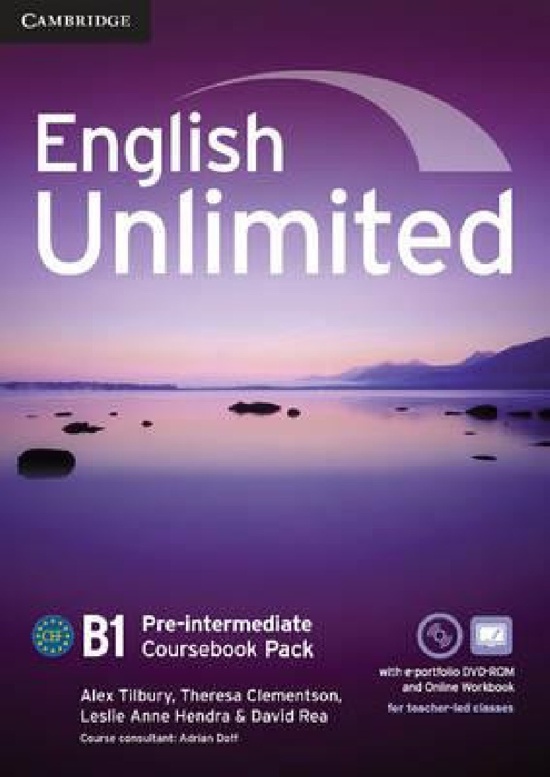 ENGLISH UNLIMITED PRE-INTERMEDIATE B1 ST/BK (+ONLINE WORKBOOK)