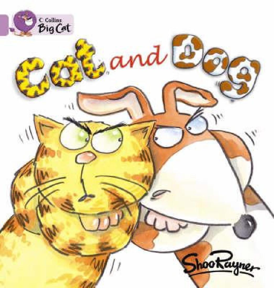 COLLINS BIG CAT : CAT AND DOG Band 00/ Lilac PB