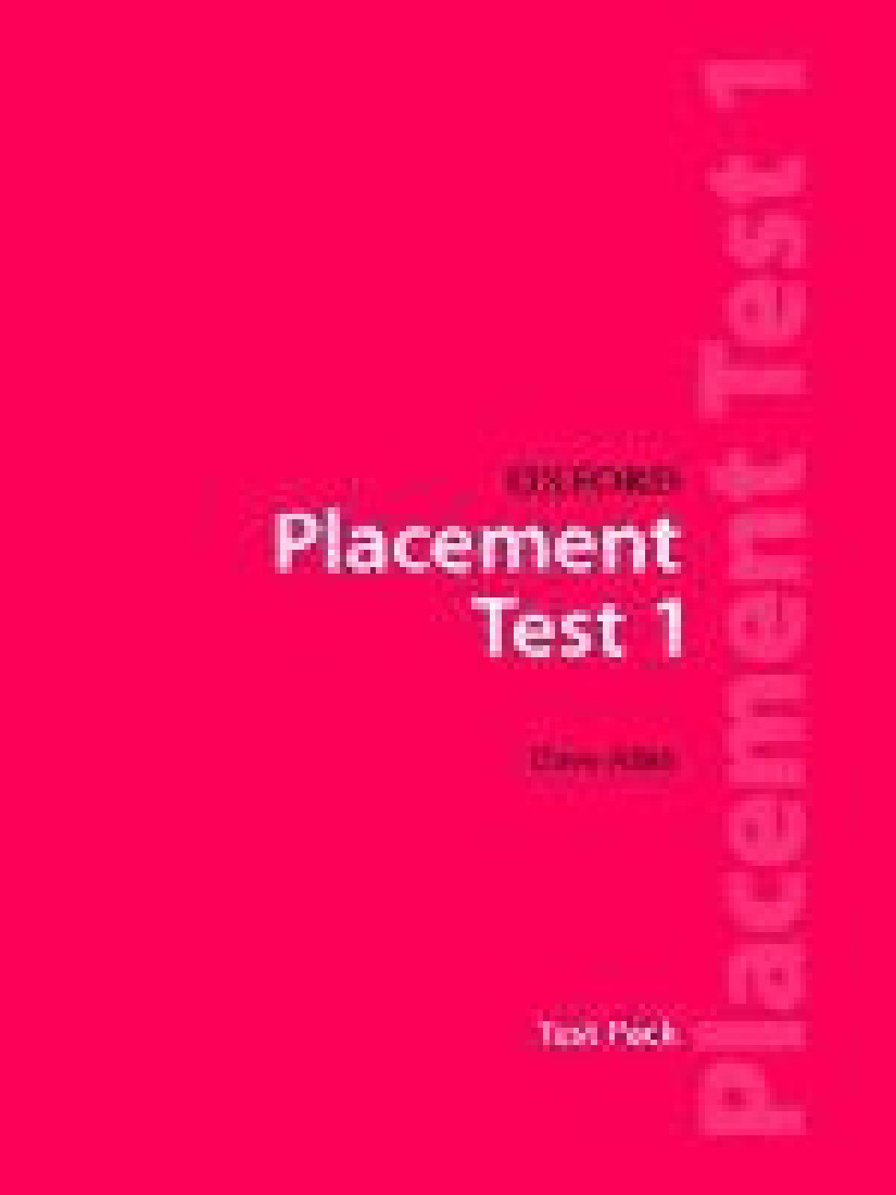 OXFORD PLACEMENT TEST 1 3RD ED