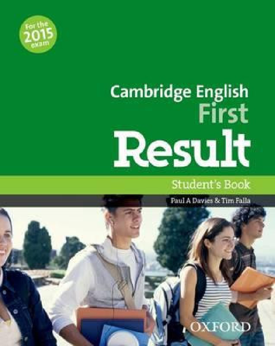 CAMBRIDGE ENGLISH FIRST RESULT SB N/E