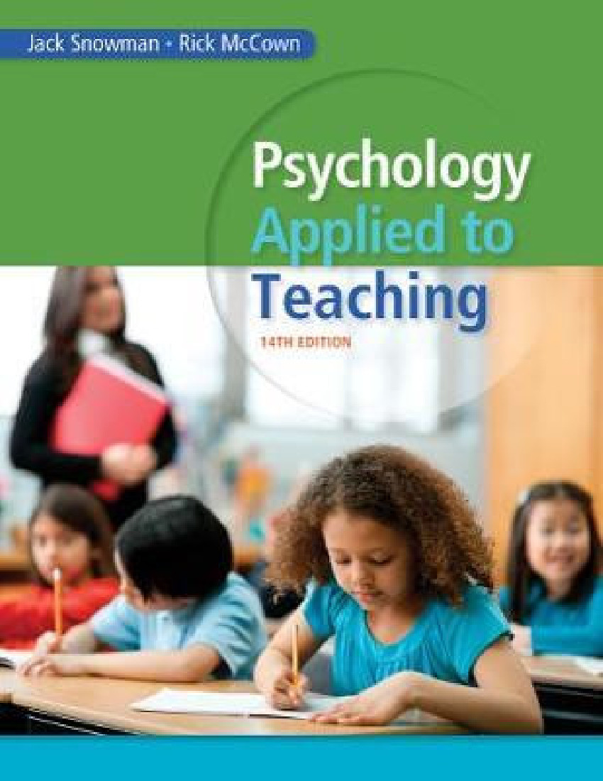 PLYCHOLOGY APPLIED TO TEACHING 14TH ED