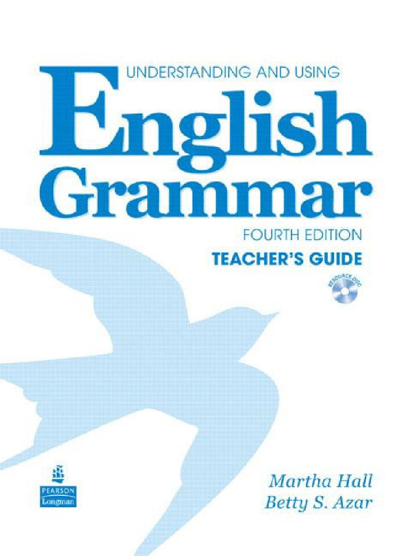 UNDERSTANDING & USING ENGLISH GRAMMAR TEACHERS 4th ED.