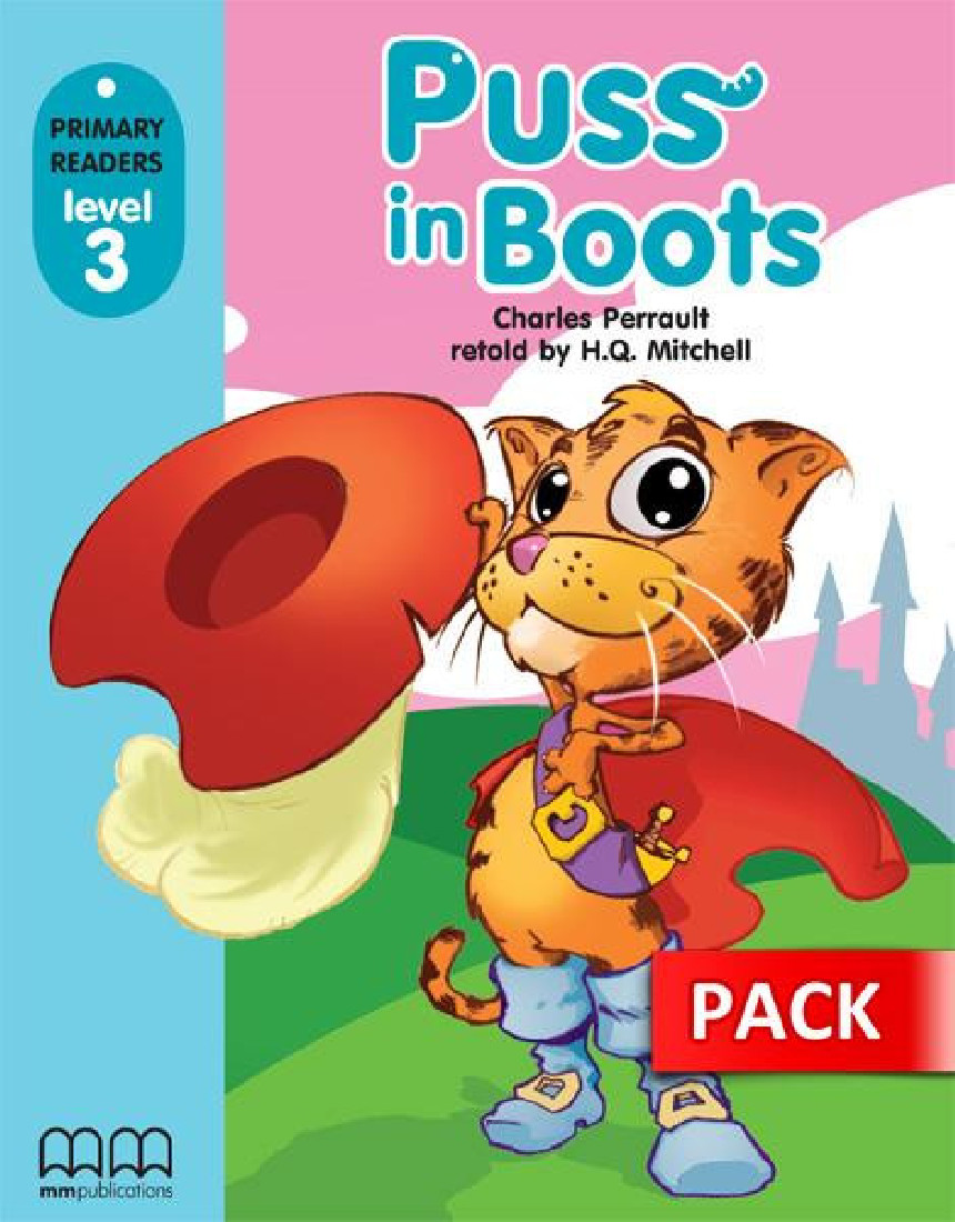 PUSS IN BOOTS STUDENTS BOOK (+CD-ROM) BRITISH & AMERICAN EDITION