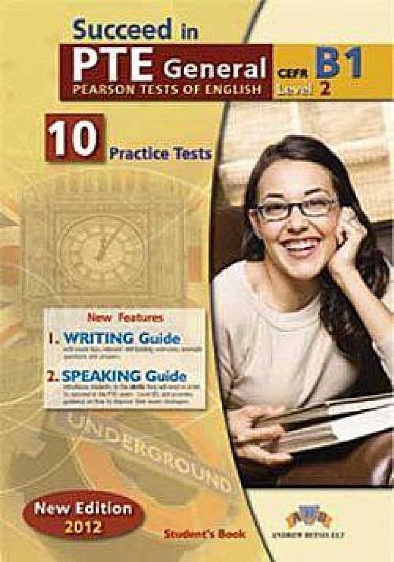 SUCCEED IN PTE GENERAL B1 (LEVEL 2) 10 PRACTICE TESTS STUDENTS BOOK