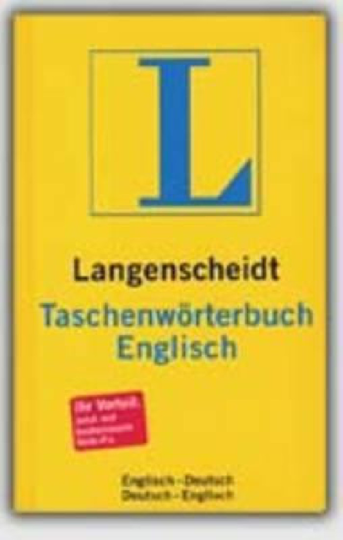 LANGENSCHEIDTS TASCHENWOERTERBUCH ENGLISCH (DEUTSCH-ENGLISCH/ENLISCH--DEUTSCH)