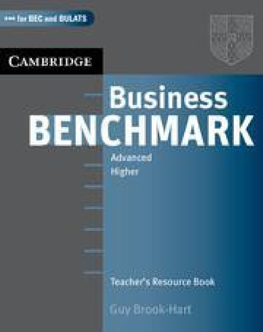 BUSINESS BENCHMARK ADVANCED TEACHERS RESOURCE BOOK