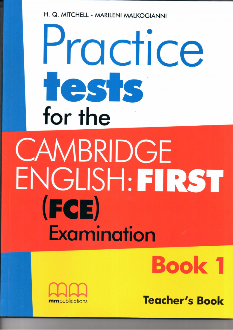 CAMBRIDGE ENGLISH FIRST PRACTICE TESTS 1 TCHRS