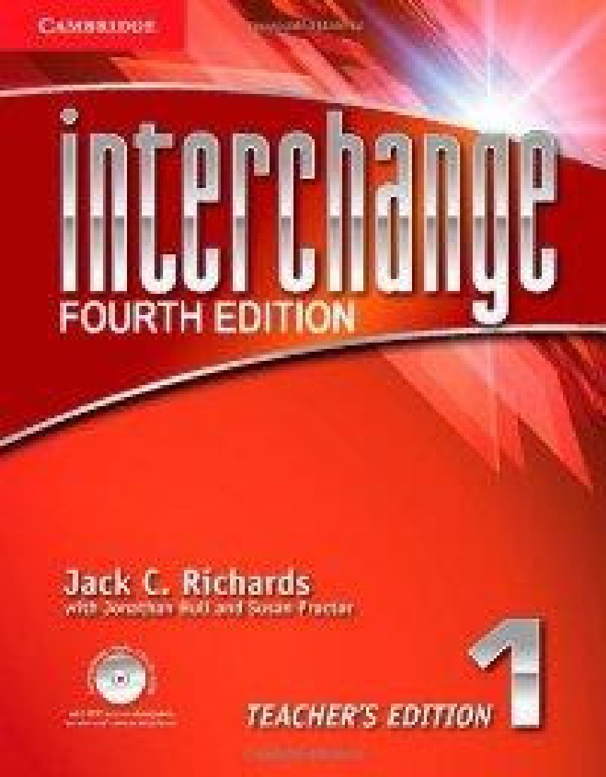 INTERCHANGE 1 TCHRS (+ CD + CD-ROM) 4TH ED