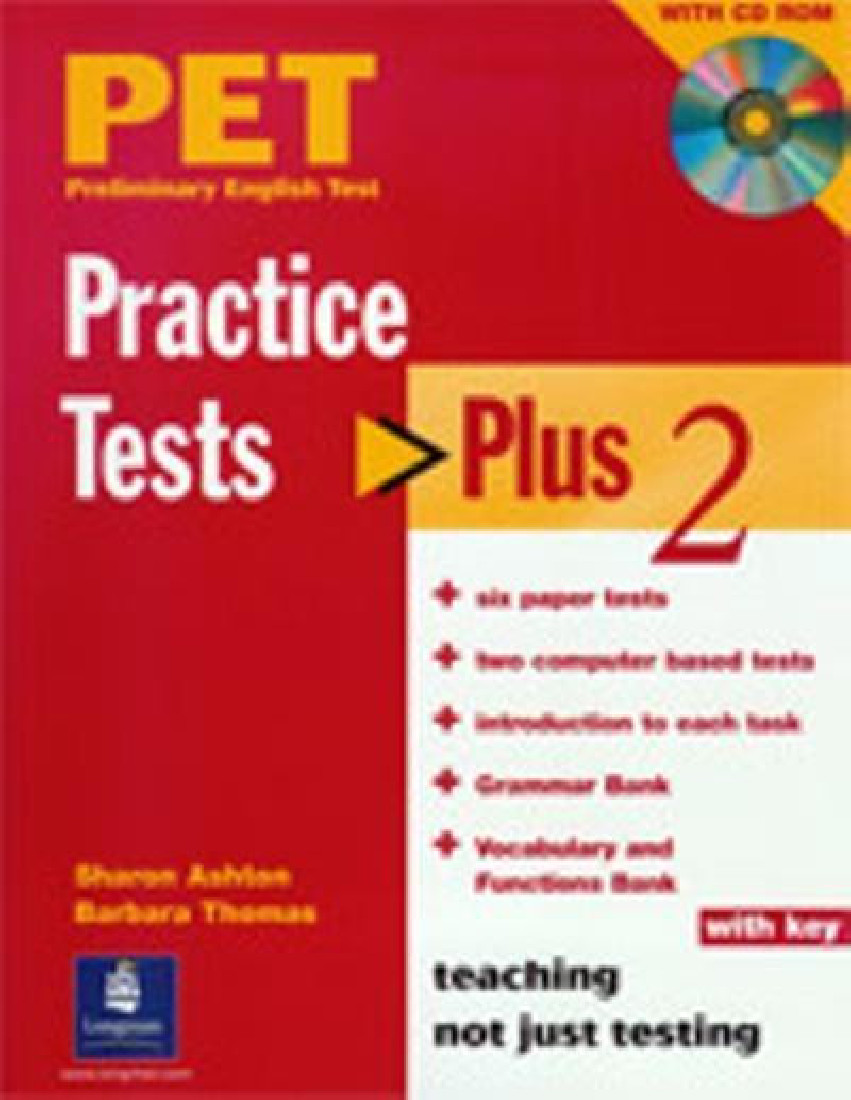 PET PRACTICE TESTS PLUS 2 STUDENTS BOOK  WITH KEY (+CD)