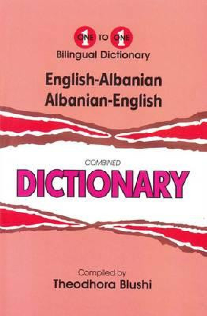ENGLISH - ALBANIAN / ALBANIAN - ENGLISH DICTIONARY HC