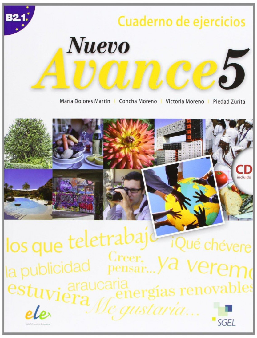 AVANCE 5 NUEVO CUADERNO DE EJERCICIOS (+CD)