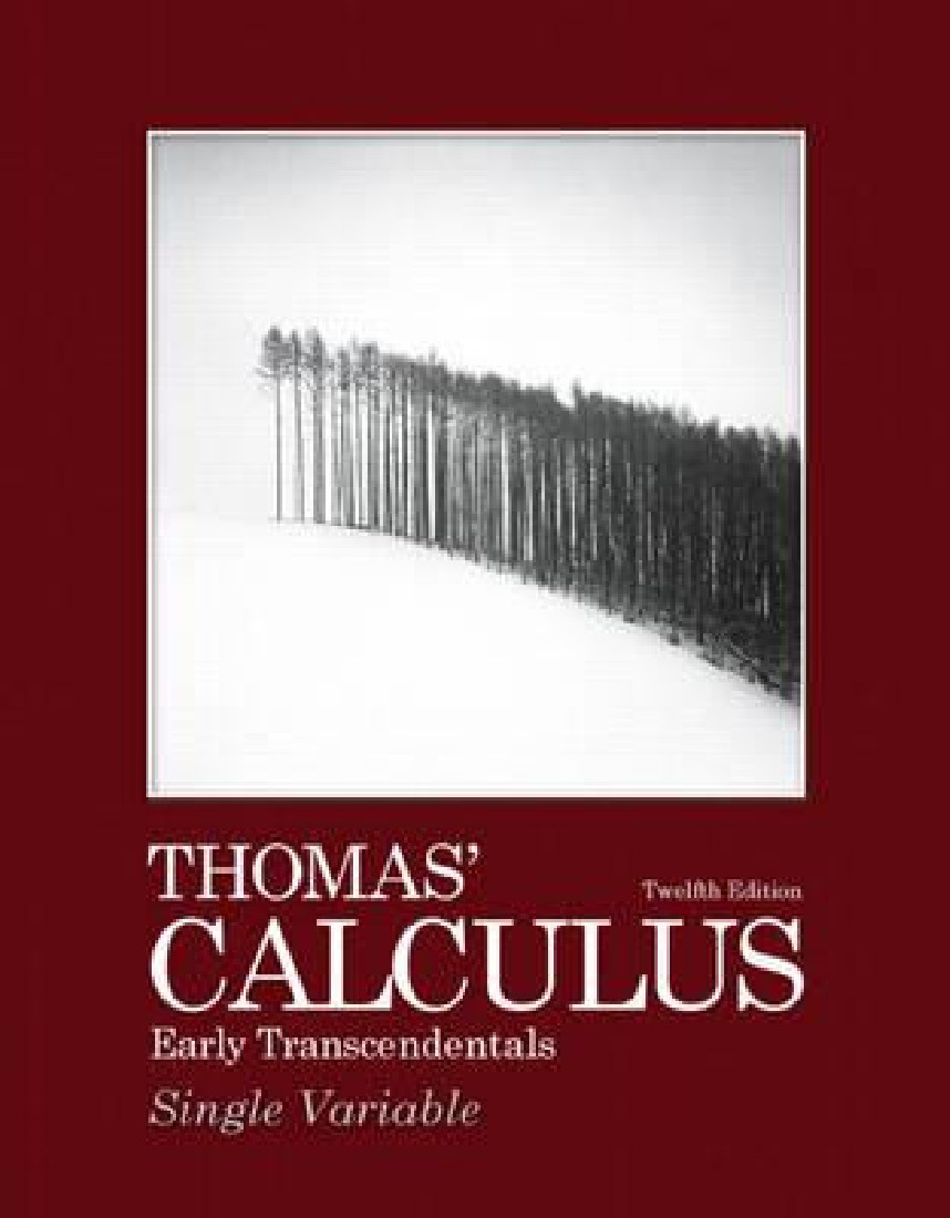 THOMAS CALCULUS ; EARLY TRANSCENDENTALS 12TH ED PB