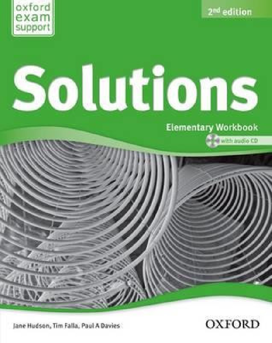 SOLUTIONS 2ND EDITION ELEMENTARY WORKBOOK +AUDIO CD PACK