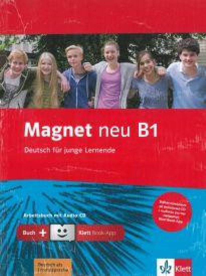 MAGNET B1 ARBEITSBUCH (+ CD) +KLETT BOOK APP NEU