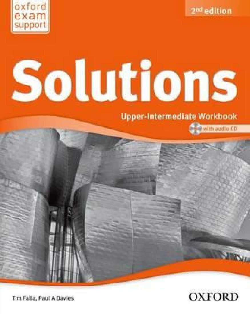 SOLUTIONS 2ND EDITION UPPER-INTERMEDIATE WORKBOOK +CD PACK