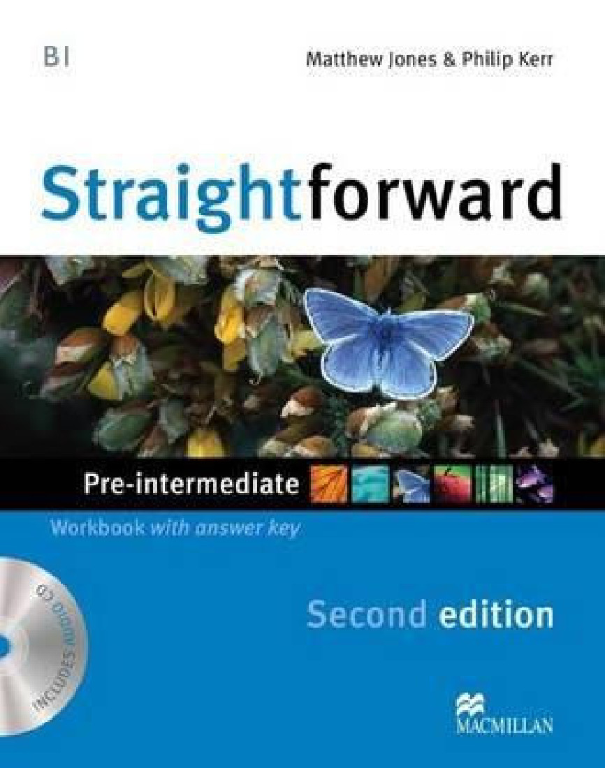 STRAIGHTFORWARD PRE-INTERMEDIATE WORKBOOK W/KEY (+CD)