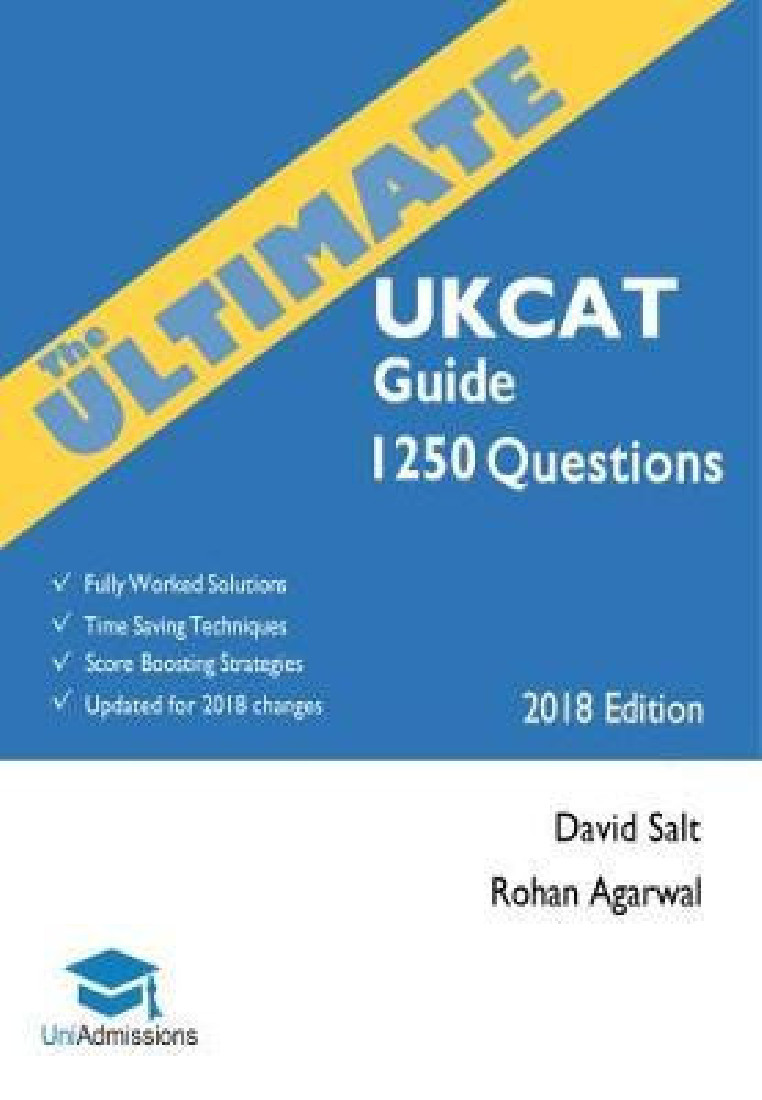 THE ULTIMATE UKCAT GUIDE-1250 PRACTICE QUESTIONS