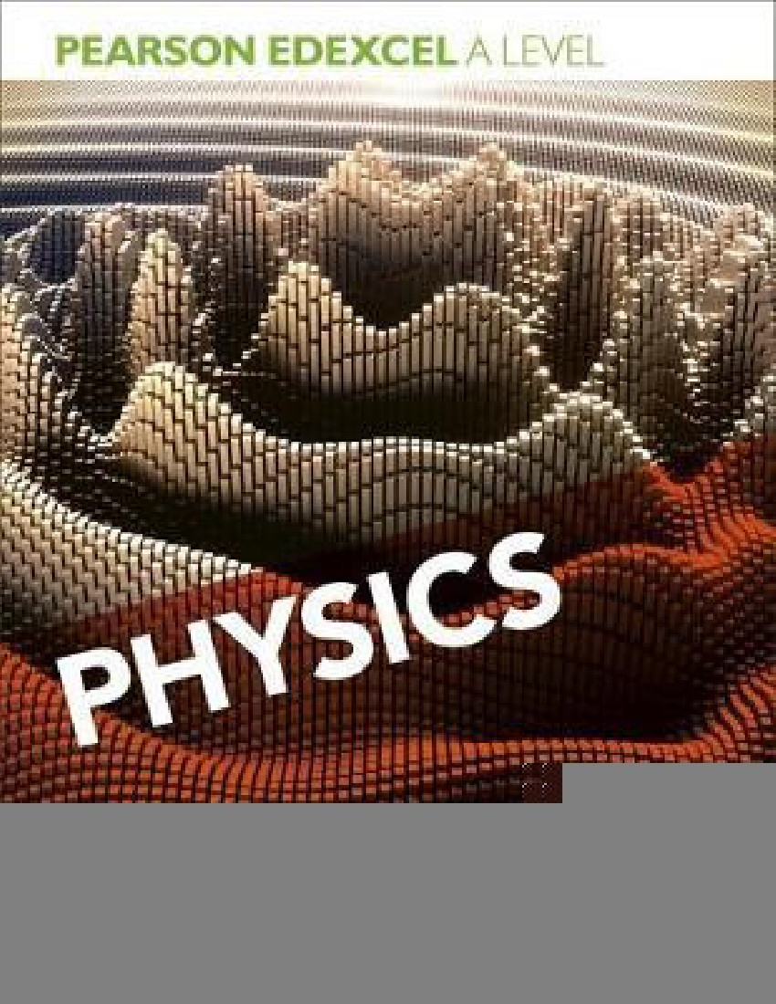 PEARSON EDEXCEL A LEVEL PHYSICS