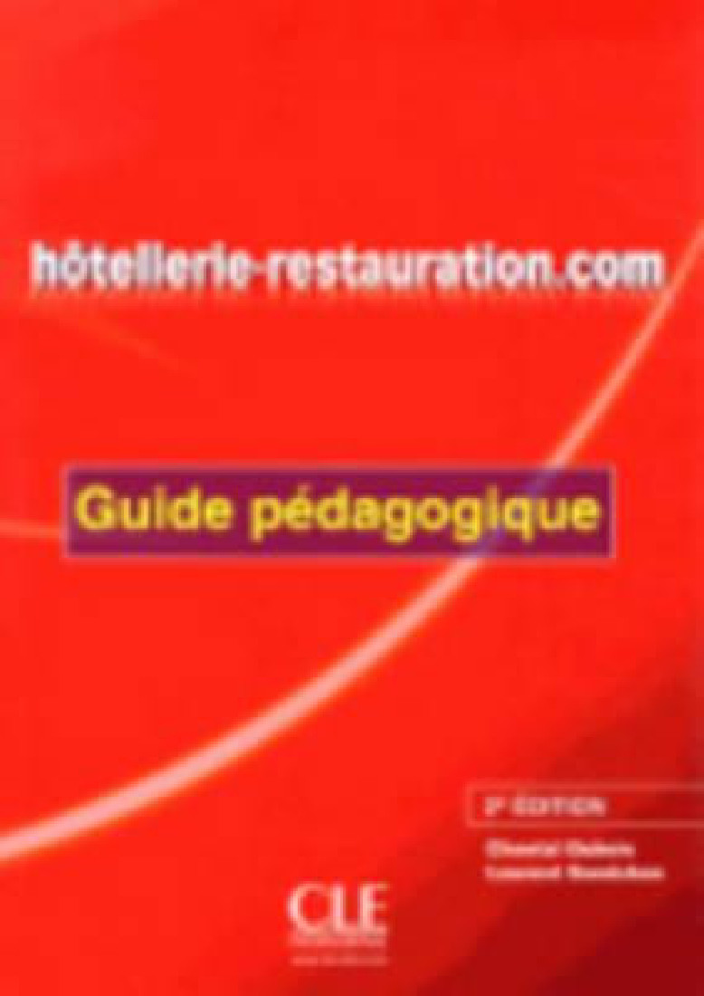 HOTELLERIE-RESTAURATION.COM PROFESSEUR 2ND ED