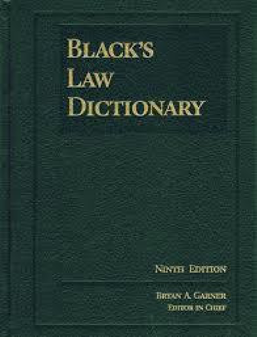 BLACKS LAW DICTIONARY HC