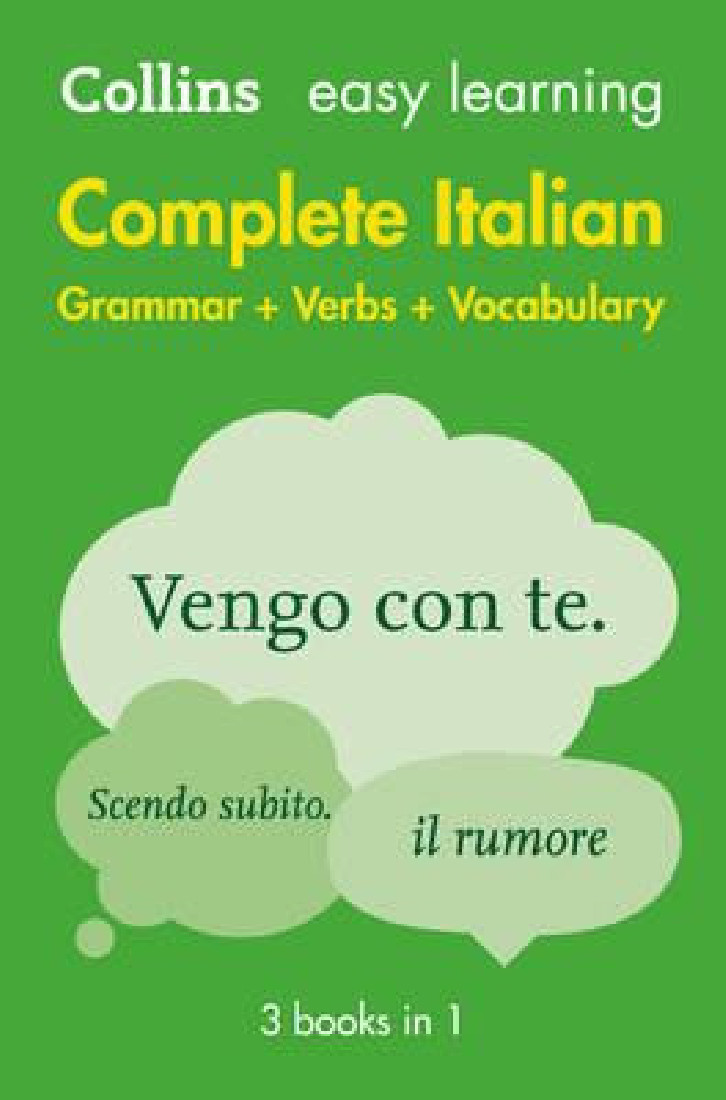 COLLINS EASY LEARNING : DICTIONARIES — COMPLETE ITALIAN 2ND ED PB
