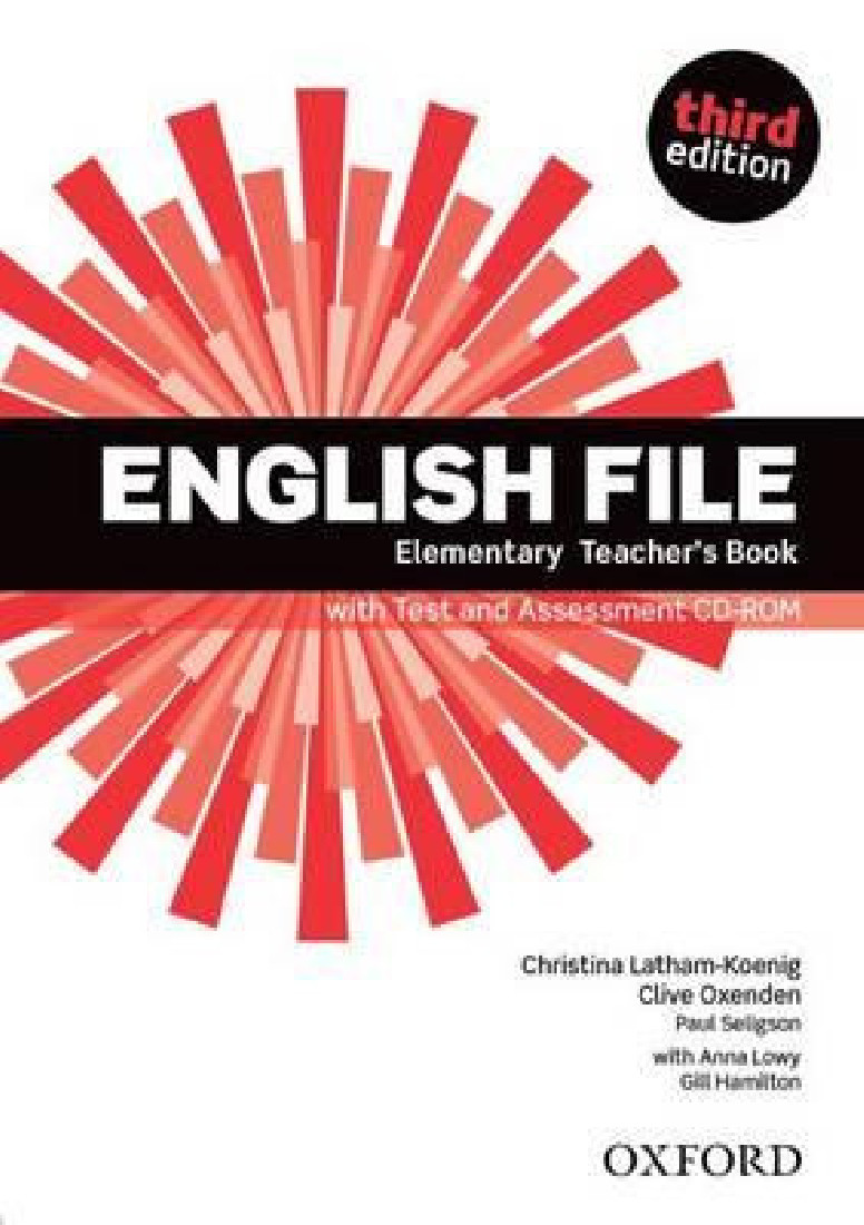 ENGLISH FILE 3RD EDITION ELEMENTARY TEACHERS BOOK (+TESTS+CD-ROM)