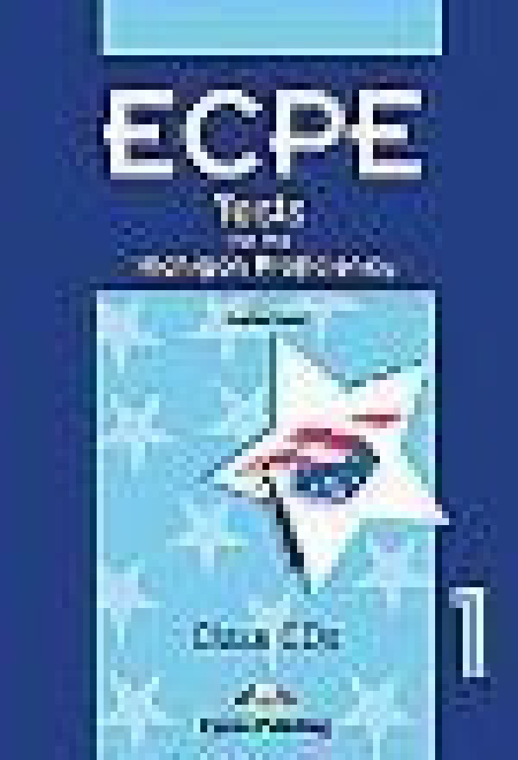 ECPE 1 TESTS FOR THE MICHIGAN PROFICIENCY CDs(5) 2013