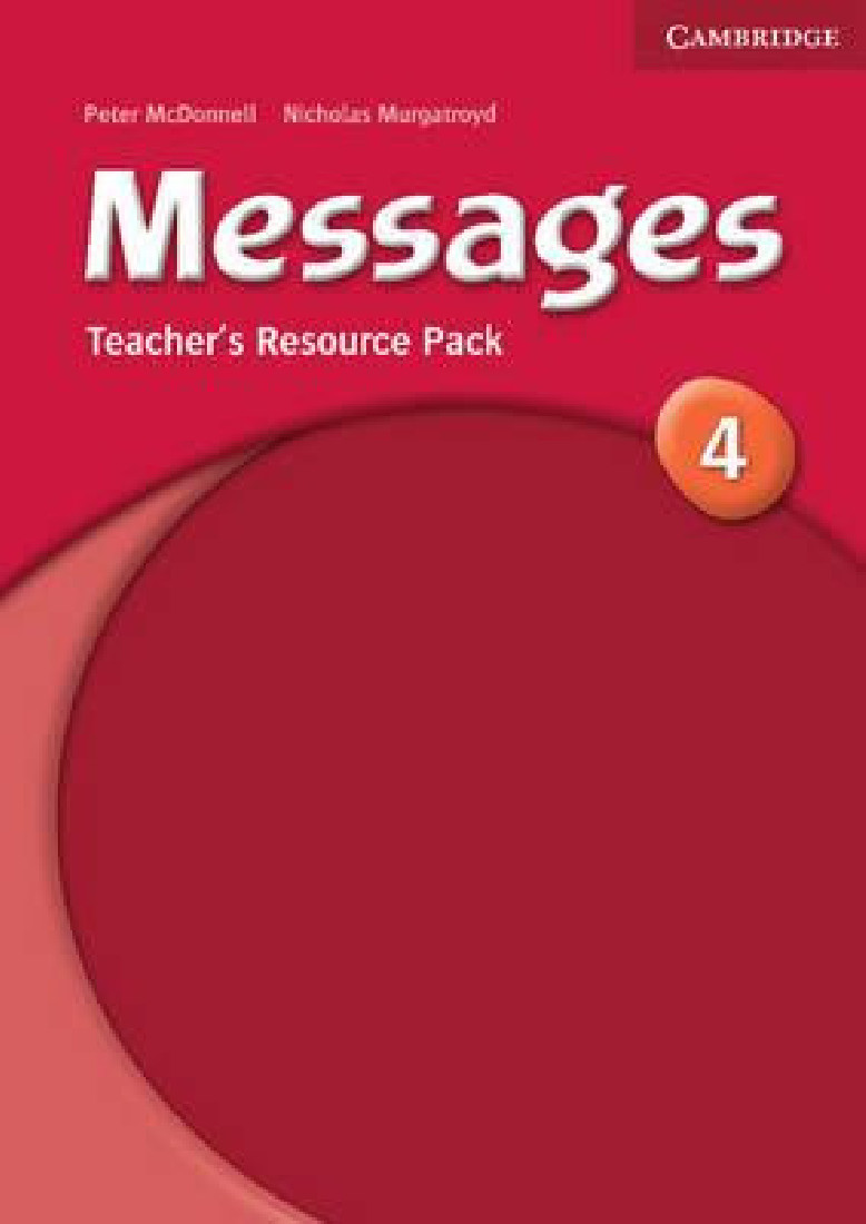 MESSAGES 4 TCHRS RESOURCE PACK