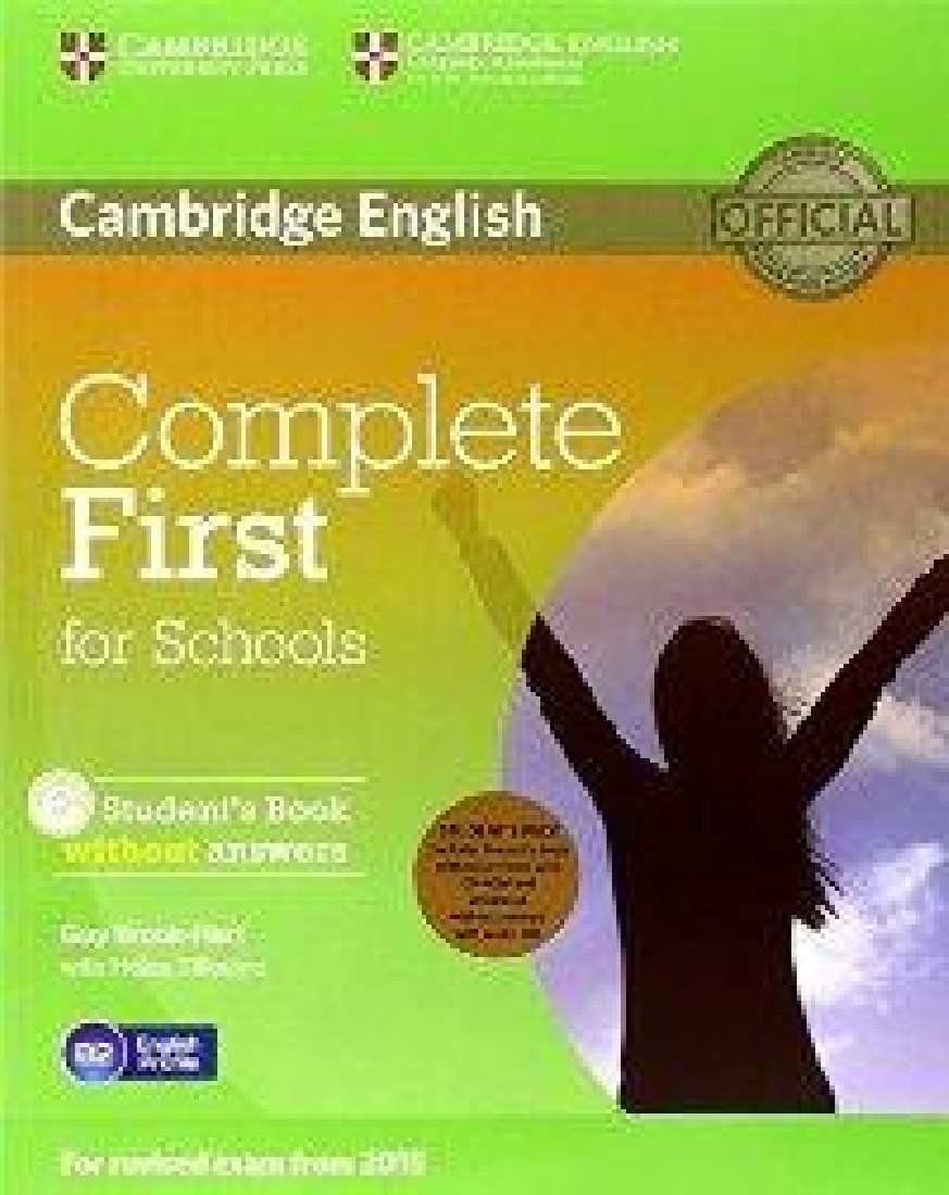 COMPLETE FIRST FOR SCHOOLS SB PACK (+ WB + CD + CD-ROM)