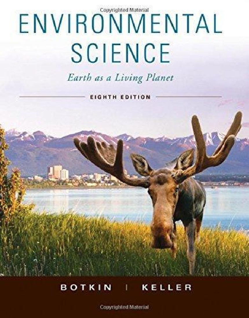 ENVIRONMENTAL SCIENCE: EARTH AS A LIVING PLANET 8TH ED HC