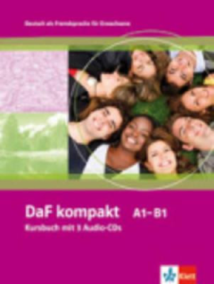 DAF KOMPAKT A1-B1 KURSBUCH (+3CDS)