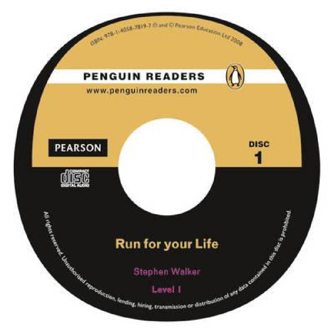 RUN FOR YOUR LIFE (BOOK+CD) (P.R.1)