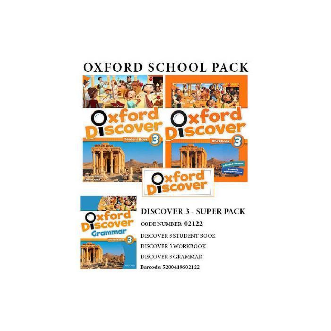 OXFORD DISCOVER 3 SUPER PACK - 02122