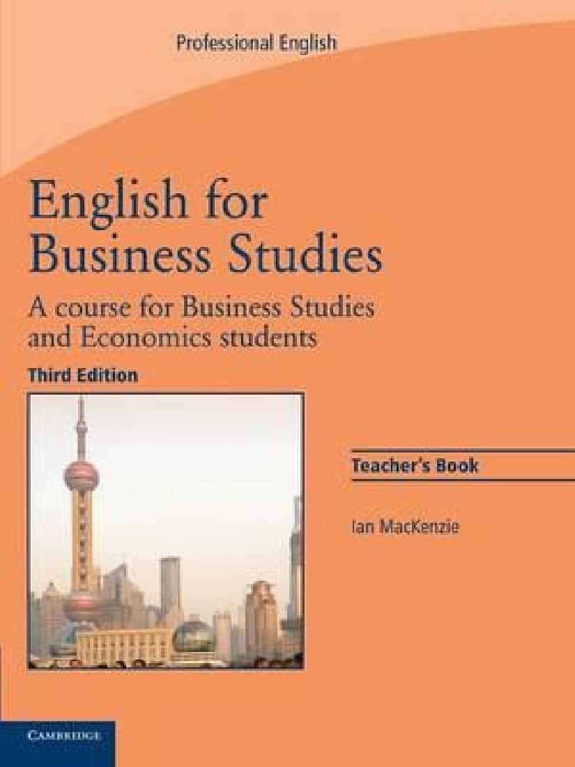 ENGLISH FOR BUSINESS STUDIES TCHRS 3RD ED