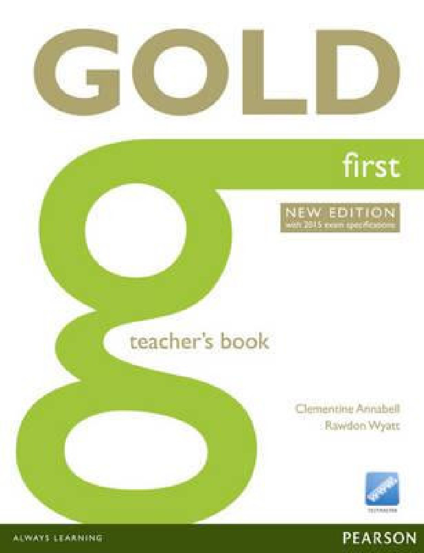 GOLD FIRST TEACHERS BOOK REVISED 2015