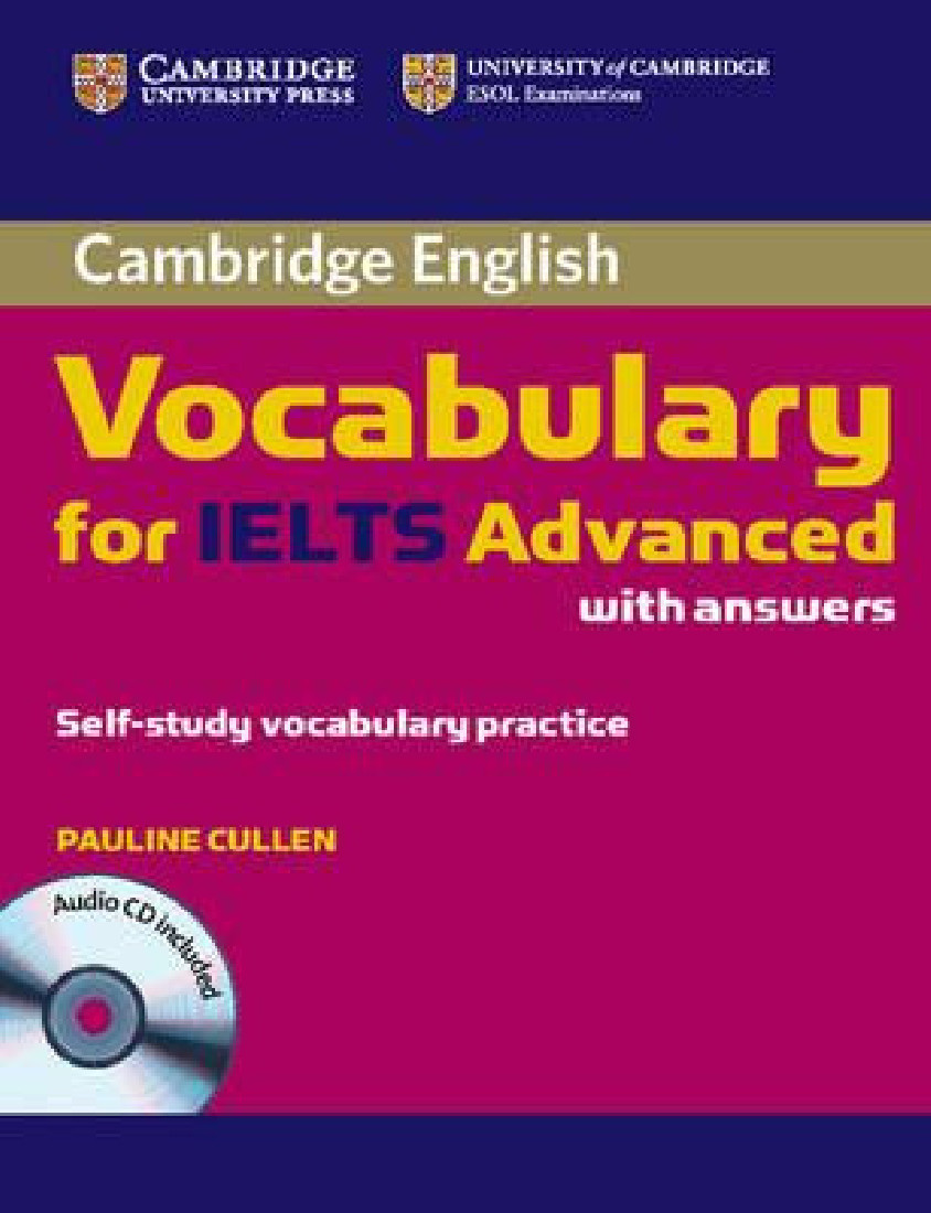 CAMBRIDGE VOCABULARY FOR IELTS ADVANCED W/ANSWERS (+CD)