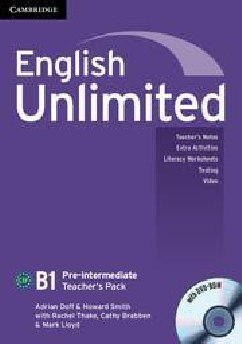 ENGLISH UNLIMITED PRE-INTERMEDIATE B1 TEACHERS (+DVD-ROM)