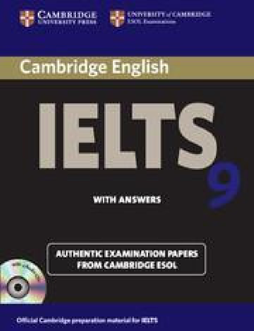 IELTS 9 PRACTICE TESTS SELF STUDY PACK (BOOK+ANSWERS+CDS)