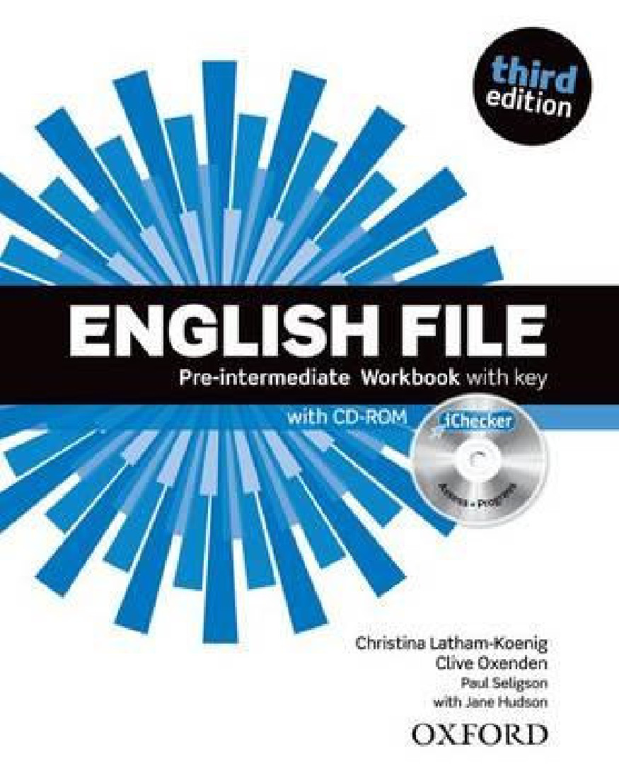 ENGLISH FILE 3RD EDITION PRE-INTERMEDIATE WORKBOOK WITH KEY