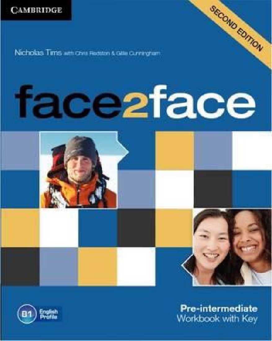FACE2FACE 2ND EDITION PRE-INTERMEDIATE WORKBOOK WITH KEY
