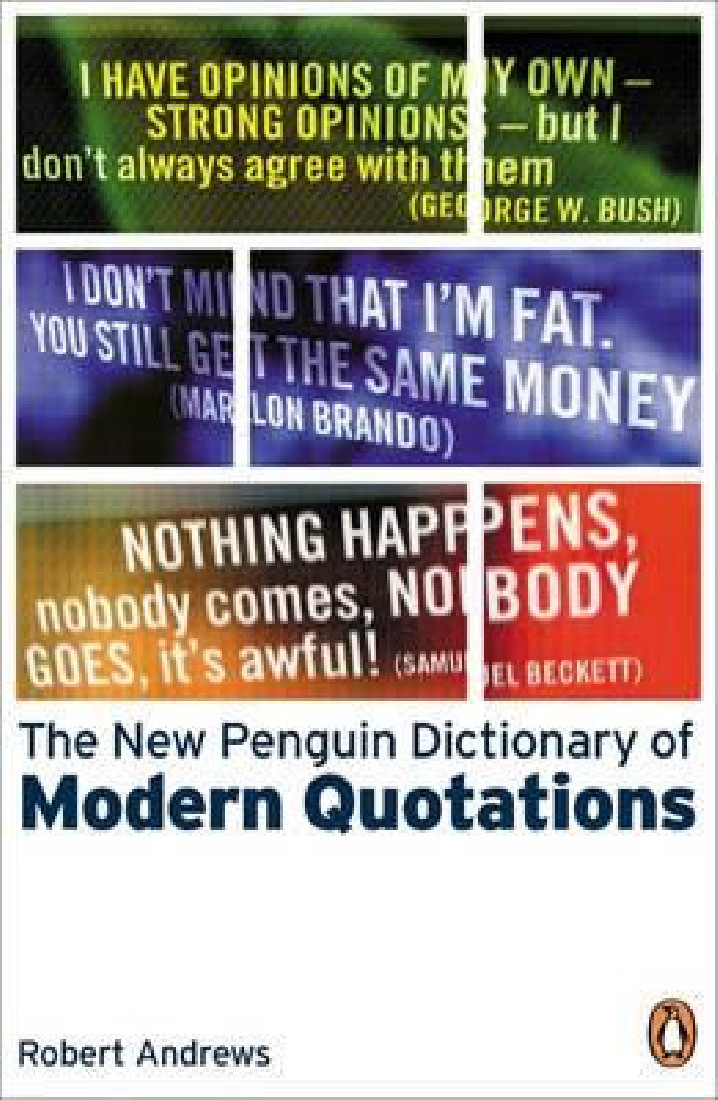 PENGUIN DICTIONARY : MODERN QUOTATIONS 2ND ED PB B FORMAT