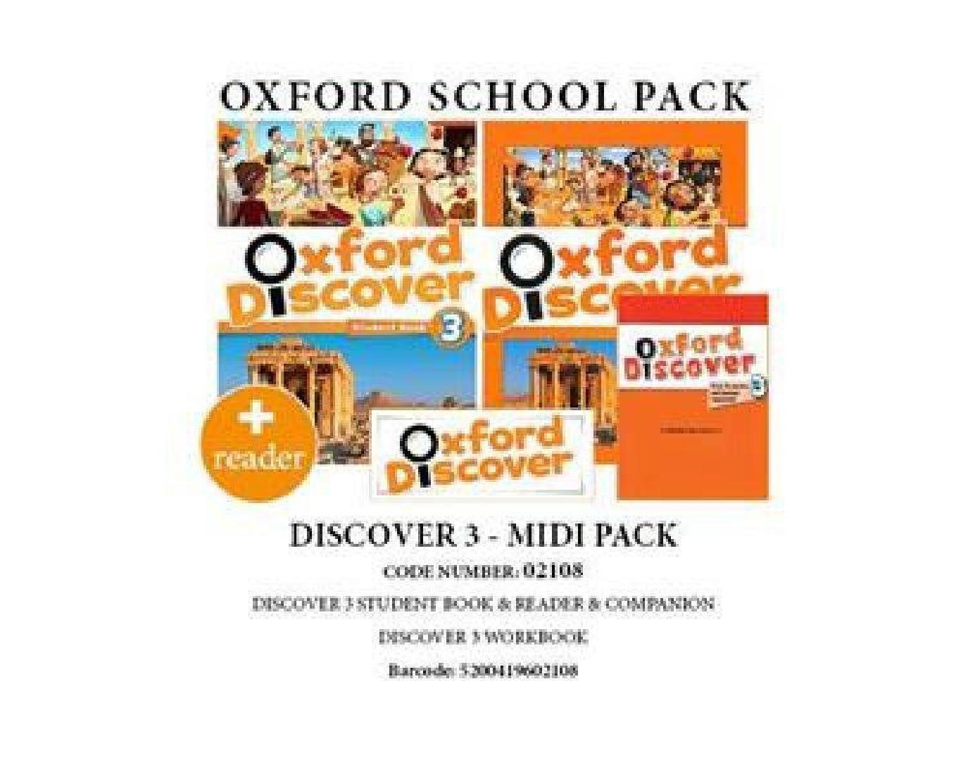 OXFORD DISCOVER 3 PACK MIDI - 02108