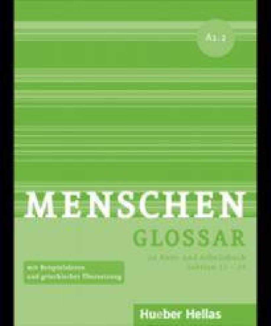 MENSCHEN A1.2 GLOSSAR