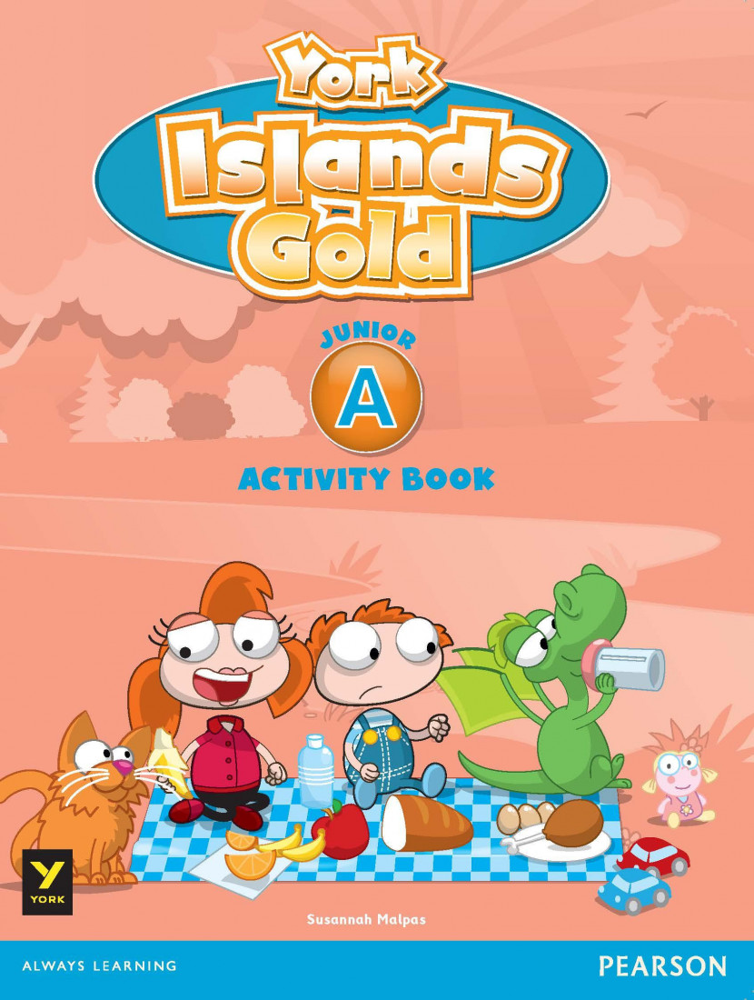 YORK ISLANDS GOLD JUNIOR A ACTIVITY BOOK (+ STICKERS)