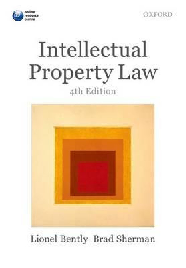 INTELLECTUAL PROPERTY LAW 4TH ED