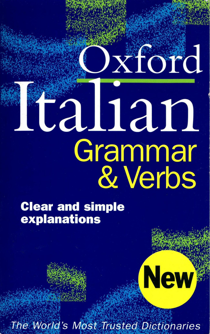 OXFORD ITALIAN GRAMMAR & VERBS PB